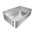 thumbnail image 3 of Caja de arena para gatos, inodoro para gatos, contenedor desmontable de lados altos, acero inoxidable resistente D, 3 of 8