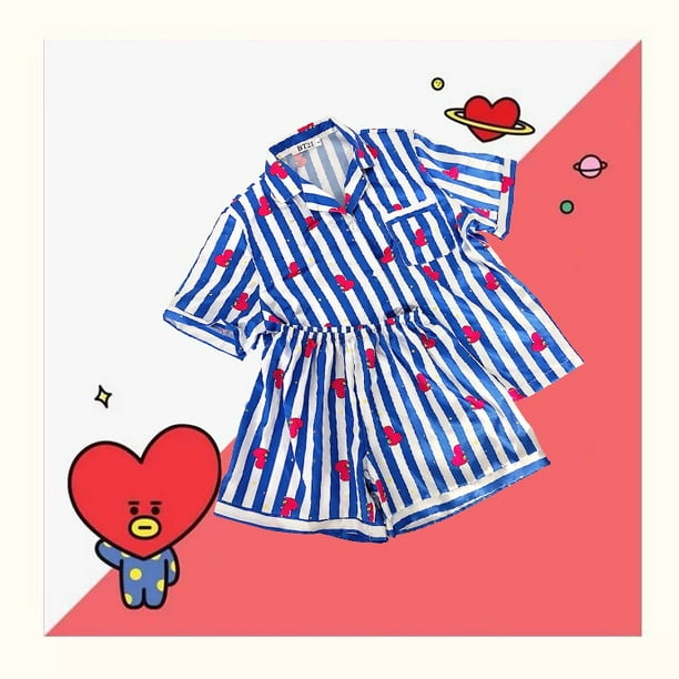 BT21 Ropa De Dormir BTS chimmy cooky koya mang rj shooky tata bundle Pijamaspangjing Walmart en linea