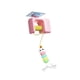 thumbnail image 5 of Juguete colgante para gatos, juguete interactivo de cuerda para gatos de todas las razas, divertido juego de persecución de gatitos, rosa, 5 of 9