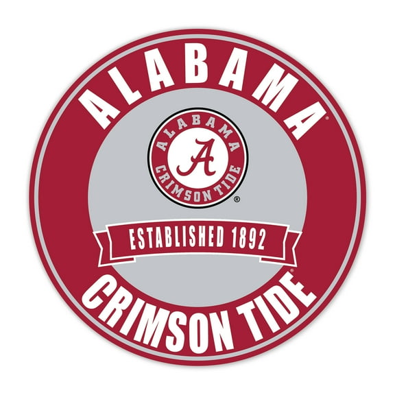 Alabama Crimson Tide 24" Circle with Banner
