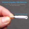 thumbnail image 4 of TrueNorth 40pcs Tens Unit Pads, 2x2 Electrodes compatible with Ems Muscle Stimulator Electrotherapy Pads-C, 4 of 5
