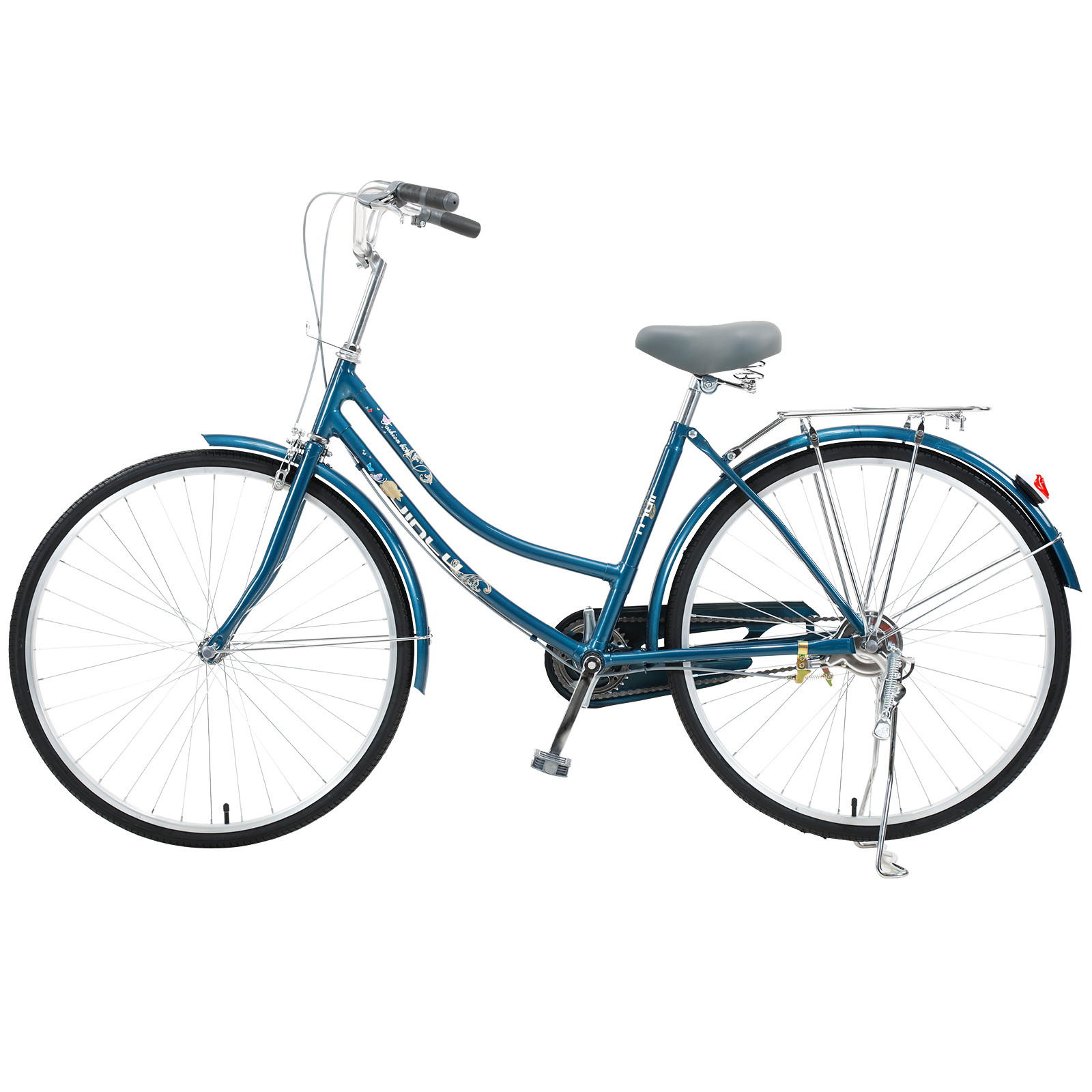 Retro Womens Bicycle 6 Speed Beach Cruiser Bike Womens 20inch Classic Bicycle