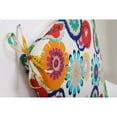thumbnail image 3 of Pillow Perfect Squared Multicolored Floral Outdoor Chair Cushion, 3 of 5