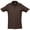 Chocolate, variant on SOLS Mens Spring II Short Sleeve Heavyweight Polo Shirt