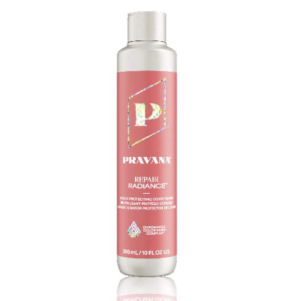 PRAVANA Repair Radiance Acondicionador 300ml, para Cabellos Teñidos y Dañados, Aporta Brillo y Protección del Color, Fortalece Hebras y Protege Cabello, con Vitamina E