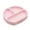 Pink, variant on Bumkins Baby and Toddler Silicone Grip Dish, Kids Plate for Ages 6 months+ in Gray