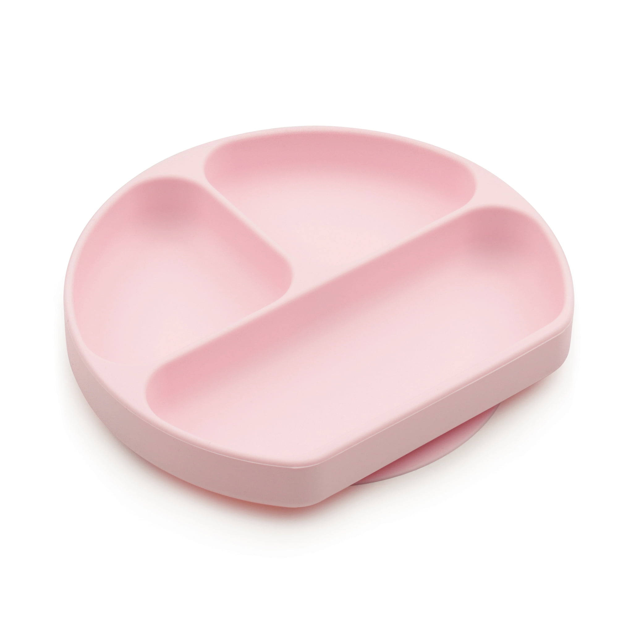 Bumkins Baby Silicone Grip Dish: Pink