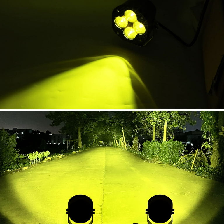4.5 Inch 60W Amber Yellow LED Driving Light,6000LM Super Brigh