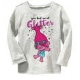 thumbnail image 3 of Trolls Toddler Girls T-Shirt 2 Pack  Short Sleeve & Long Sleeve Graphic Tee, Sizes 2T-5T, 3 of 7