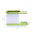 thumbnail image 2 of Último organizador de estantes para fregadero de cocina, estante para utensilios, escurridor de gachas, soporte para esponja, caja de drenaje para fregadero, accesorios de cocina, 1 pieza (verde), 2 of 5