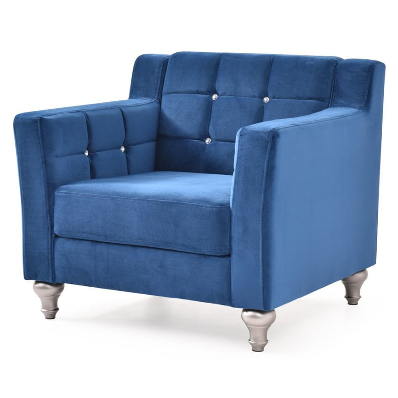 Glory Furniture Dublin G0672AC Chair , NAVY BLUE