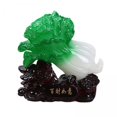 thumbnail image 1 of 2x Estatua de Feng Shui, Accesorios de Prosperidad, Regalos, , Resina, Artesanía de , Adornos de Repollo Chino, para La Sala de Estar Sunnimix estatua de feng shui, 1 of 8
