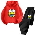 thumbnail image 2 of Conjunto de sudadera con capucha deportiva para niños y niñas de 3 a 14 años con diseño de camión Kero Keroppi de dibujos animados Kawaii, 2 of 5