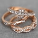 thumbnail image 2 of 3 Juego de s de de moda Zirconia con incrustaciones Talla 6 Sunnimix Anillo de diamante de circón, 2 of 8