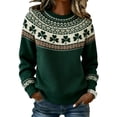 thumbnail image 4 of St Patricks Day Sweatshirt for Women St. Patrick's Day Gift Saint Patty's Shirt Loose Fit Gauze Tops Irish Shamrock Printed Shirts Shamrock Pullover Irish Sweatshirt Saint Patricks Day Outfit Women, 4 of 5