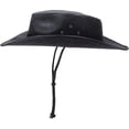 thumbnail image 2 of Silver Canyon Men’s Teton Faux Leather Outback Hiking Western Hat w/Chin Cord, 2 of 5