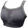 thumbnail image 6 of BIMEI Mastectomy Pocket Sports Bra for Women High Impact Molded Fix Cup Adjustable Spaghetti Strap Running Yoga,902,Black,4XL, 6 of 9