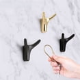 thumbnail image 2 of Gancho de ropa de metal moderno, gancho nórdico para colgar en la pared de la puerta del armario del baño, gancho para colgar en la pared, 2 of 3