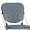 Navy Blue, variant on PURPLE LEAF Outdoor Bar Stools Set of 2, PU Leather Bar Height Chairs with Aluminum Frame, Patio Bar Set for Poolside, Garden, Kitchen - Black