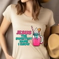 thumbnail image 4 of Jesus The Sweetest Name I Know Milkshake Christian T-Shirt, Gold, Size L, 4 of 6