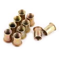thumbnail image 1 of Metric Rivet Nut Kit Carbon Steel Flat Threaded Rivet Nut Flange Rivnut Nutsert Fastener, Repair Tool Accessory, 1 of 2