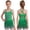 Green, variant on Girls Latin Dance Sleeveless Straps Rhinestones Tassel Jazz Cha Cha Dance Leotard Dress Burgundy 6