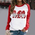 thumbnail image 1 of Pntutb Navidad moda mujer Casual manga larga impreso señoras sudaderas tops Pntutb Pntutb-2434, 1 of 7