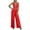 Red, variant on New Women's Suspender Jumpsuit with Sequined Trousers - High Waist, Wide Leg, Casual Party Outfit