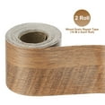 thumbnail image 3 of 2 Inch x 66ft Wood Grain Repair Tape, Self Adhesive Realistic Textured Repair Tape Patch for Floor Door Table Cabinets Desk, Gray Wood, 3 of 6