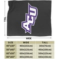 thumbnail image 3 of Abilene Christian University Fleece Blanket, Very Soft Microfiber Flannel Blanket for Couch Warm and Cozy for All Seasons, 3 of 6