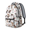 thumbnail image 2 of Chihuahua and Yarn Ball White Pattern Backpack for School, Cute School Bag with Adjustable Shoulder Straps and Padded Back, 15.3"x11"x7.1", 2 of 5