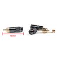 thumbnail image 3 of 4 Pcs Copper RCA Plug Gold Plated Audio Video Adapter Connector, 3 of 3