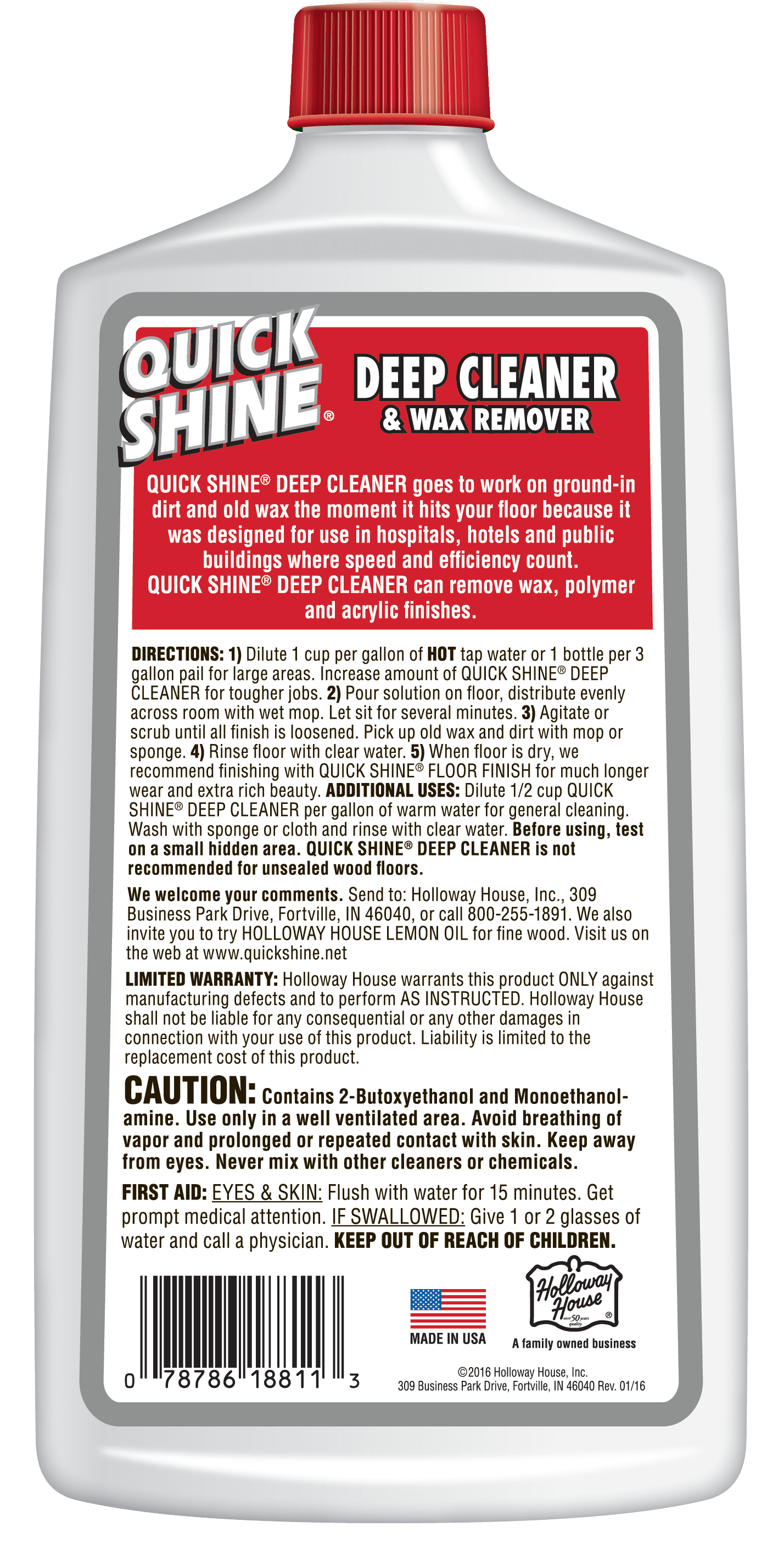 Quick Shine Concentrated Multi Surface Deep Cleaner 27 Oz Quick Shine Concentrated Multi Surface