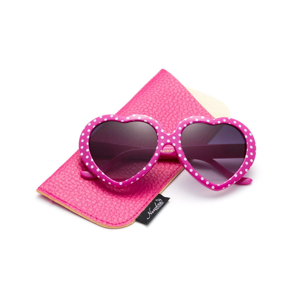New Bee Newbee FashionKids Heart Sunglasses Girls Heart Shaped