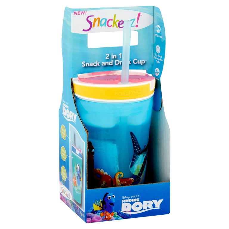 Snackeez™ 2-in-1 Snack Cup - Pink/Blue, 24 oz - QFC