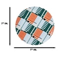 thumbnail image 4 of Frank Lloyd Wright Textile Taliesin West Black Ceramic Dessert Plates Pack Of 4, 4 of 10