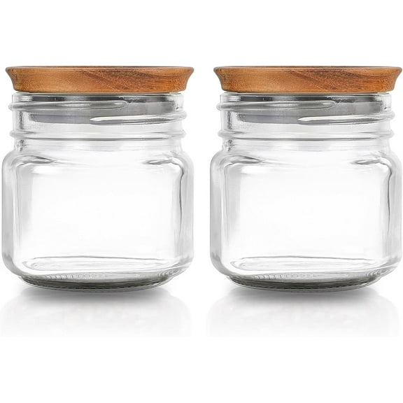 Regular Mouth Mason Jar 8 oz - (2 Pack)