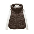 thumbnail image 4 of Roncen Women's Lightweight Down Vest Sleeveless Hooded Slim-Fit Puffer Coat - Zip Front Casual Outerwear with Pockets - Stylish Waistcoat Jacket for Winter Layering, 4 of 8