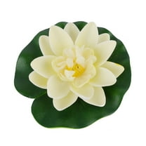 EUDIDV Decorative Faux Flowers Artificial Floating Water Flower Decor Plant Ornament Home Garden Decoration Artificial Flowers