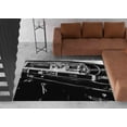 thumbnail image 4 of Customs Rugs, Garage Rug, Classic Car Rug, Large Rug, Boy Room Rugs, Car Lover Gift, Black and White Rug, Popular Rug, 3.3'x5' - 100x150 cm, 4 of 8