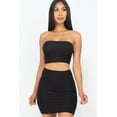 thumbnail image 3 of Ribbed Tube Top And Mini Skirt Sets L, 3 of 6