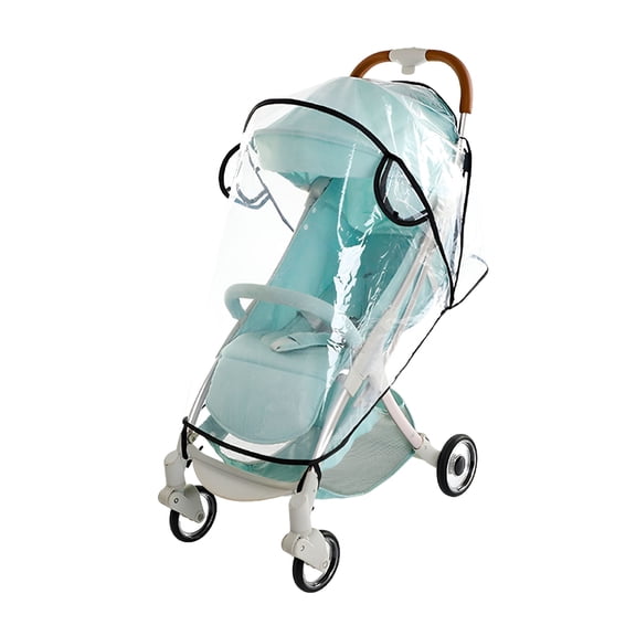 RIONIMA Stroller Rain Cover Waterproof Windproof Breathable Dust Snow Rain Protection Stroller Travel Weather Shield Universal Stroller Accessories
