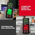 thumbnail image 6 of FHBVT HT627 3-in-1 EMF Meter Electromagnetic Field Radiation Detector EF RF MF Testing Backlit LCD Display Peak Data Hold Real-Time Monitoring Tool for Home Office Appliance WiFi EMF Inspection, 6 of 9