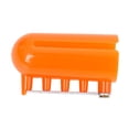 thumbnail image 4 of Zentra Crochet yarn guide ring, finger support, heavy-duty, knitting thimble, accessory orange, 4 of 10