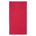 thumbnail image 3 of Mainstays Solid Reversible Beach Towel, Pink/Orange, 1 Piece, 36" x 72", 3 of 7