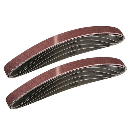 

1-inch X 30-inch Sanding Belt 80 Grits Sand Belts for Belt Sander 10pcs