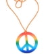 thumbnail image 2 of Notas de la orden de compra: 6PCS collar colorido del símbolo de la paz Collar del símbolo de la paz de Halloween gafas pendientes del símbolo de la paz accesorios del traje ANGGREK  Otros, 2 of 5