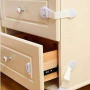 INTSUPERMAI 10pcs Kids Baby Pet Anti-clip Hand Drawer Lock Proof Door Cabinet Cupboard Cabinet Drawer Safety Locks