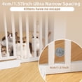 thumbnail image 6 of YUFU 47"-87" Extra Tall Pet Gate Metal Safety Gates 27.5"-37" Adjustable Width Adjustable Height For Cats Pressure Mounted, 6 of 10