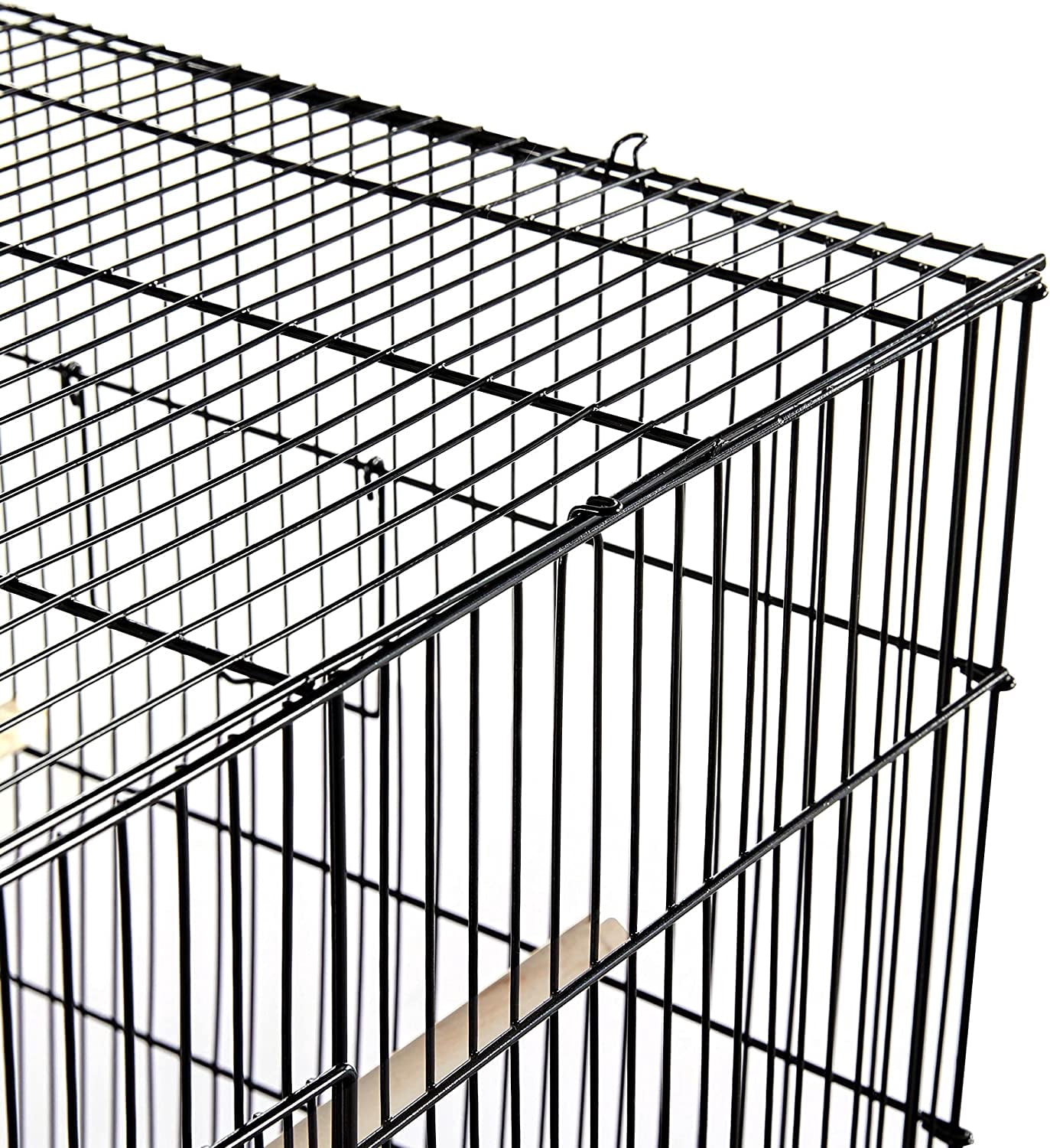 WBTER Pet Products Stackable Rectangle Flight Bird Cages for Small Birds Parrots Parakeets Cockatiels Conures Budgies Lovebirds Canaries Finches w/Slide-Out Tray
